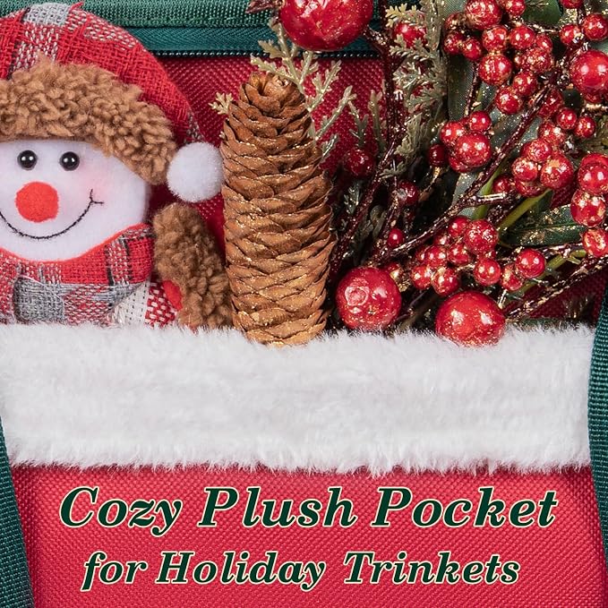 Christmas Ornament Storage Box with Adjustable Dividers Zippered Top Stores up to 72 Holiday Ornaments (3 Inch) Xmas Ball Decorations Organizer Storage Container Bin