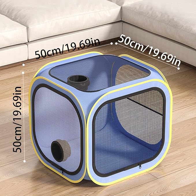 Pet Drying Box – Foldable Dog Grooming Tent, Quick Drying Hair Bag, Anti Hair Fly Cat Box | Easy Setup Lightweight Design for Home Bathing Grooming Use