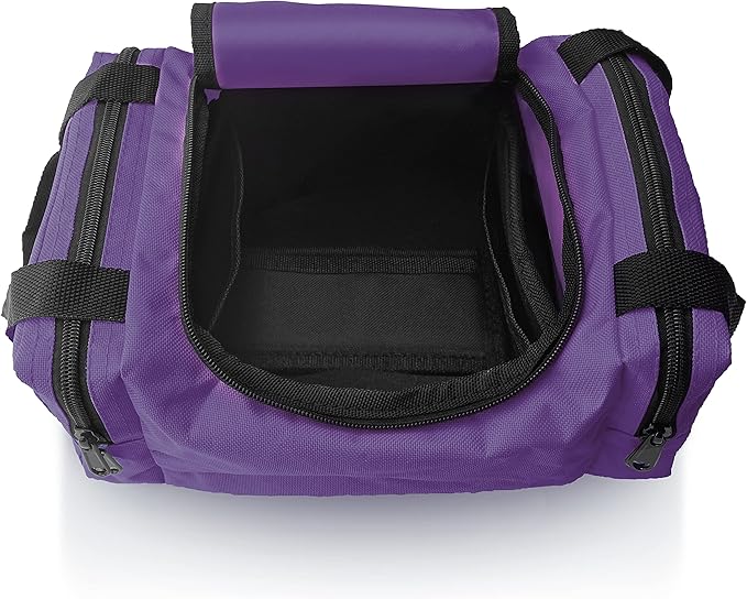 ASA TECHMED First Aid Responder EMS Emergency Medical Trauma Bag EMT, Fire Fighter, Police Officer, Paramedics, Nurse, Purple