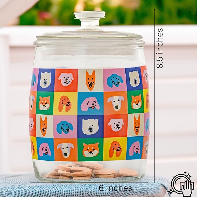10 Strawberry Street Arlo Warhol Pet Treat Canister