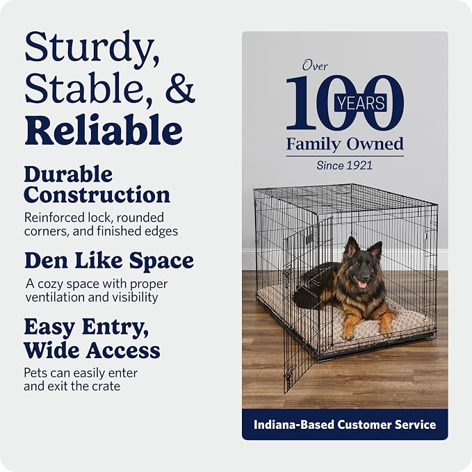 Midwest 48-Inch Single Door iCrate, for Extra-Large Breeds, 90-110 lbs