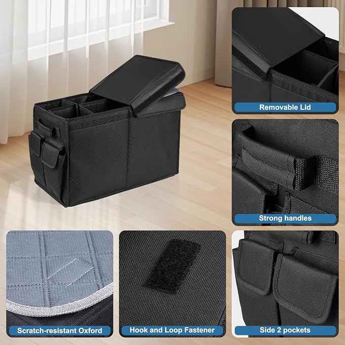 Dog Seat Extender for Dogs with Washable Pee Pads,Back Seat Extender for Dogs up to 120LBS,Large Dog Extender with Storage Car Organizer Gap Filler for Front or Back Seat