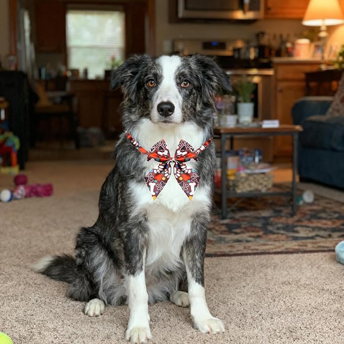 PET SHOW 10 Pack Daily Sailor Dog Bowties for Large Dogs