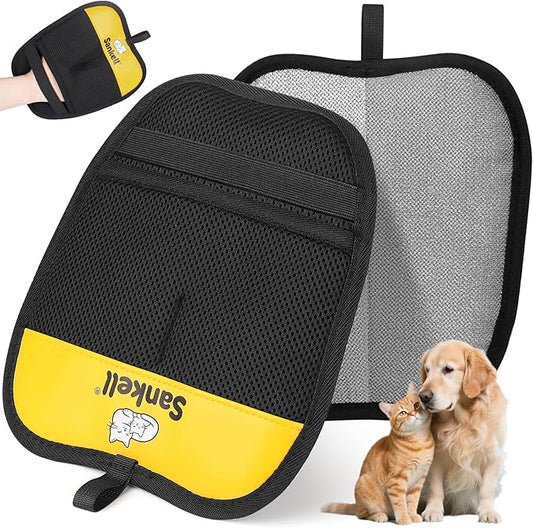 Pet Hair Removal Glove for Dogs & Cats, Newly Upgraded Reusable Electrostatic Pet Hair Remover Glove, Pet Hair Remover Mitt Tool for Couch, Furniture, Bed, Clothing, Carpet, Car Seat