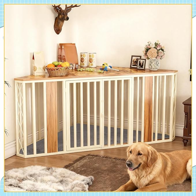 Fanfanwin 67 Inch Large Waterproof Dog Crate Mat, Pet Plush Blanket for Extra Large Dogs, Non-Slip Crate Liner, Machine Washable(Only Mat)