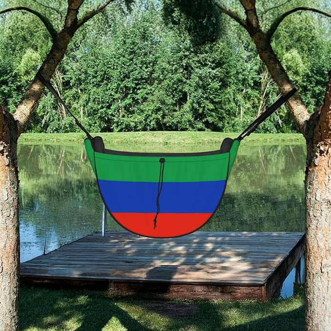Flag of Dagestan Car Seat Organizer-Backseat Storage Bag for Travel | Waterproof Durable. Holds Snacks Gear Essentials. Fits Most Cars.