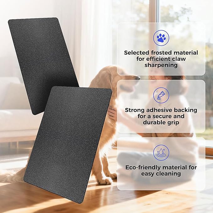 Dog Scratch Board with Treat Box | Calming Nail Trim Pad | Wood Stress Free Dog Nail Scratchs Pad, for Breeds Large and Small Dogs Cats Play Stimulation Boredom
