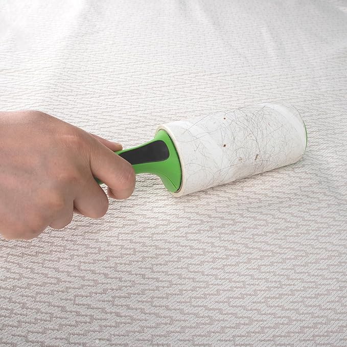 4.6 inch Giant Lint Roller Refills Compatible with Evercare Giant Lint Roller 4.6 inch Pet Hair Remover Roller Refill Extra Sticky 60 Sheets per Roll 5 Pack Total 300 Sheets