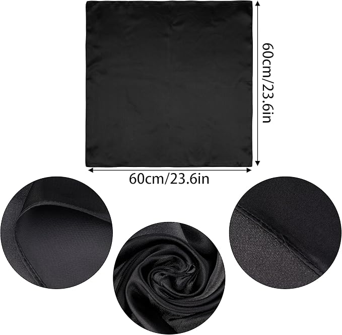 Dog Beret Set Including Dog Beret Satin Scarf Funny Glasses Pet French Artist Beanie for Small Dogs Cats Halloween Christmas Cosplay Party (Black)