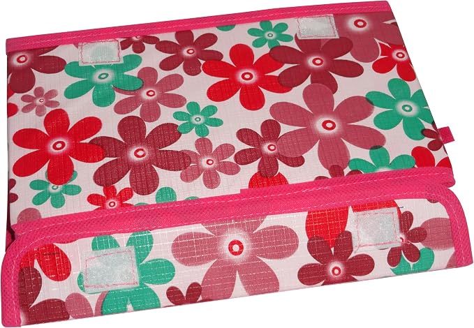 atorakushon Fabric Foldable Storage Travel Closet Cabinet Organizer Storage Boxes for Storing Socks Bra Handkerchiefs for Universal Fit Pack of 1 Pink