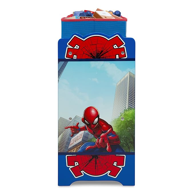 Marvel Spider-Man Deluxe 9 Bin Design and Store Toy Organizer by Delta Children, Greenguard Gold Certified