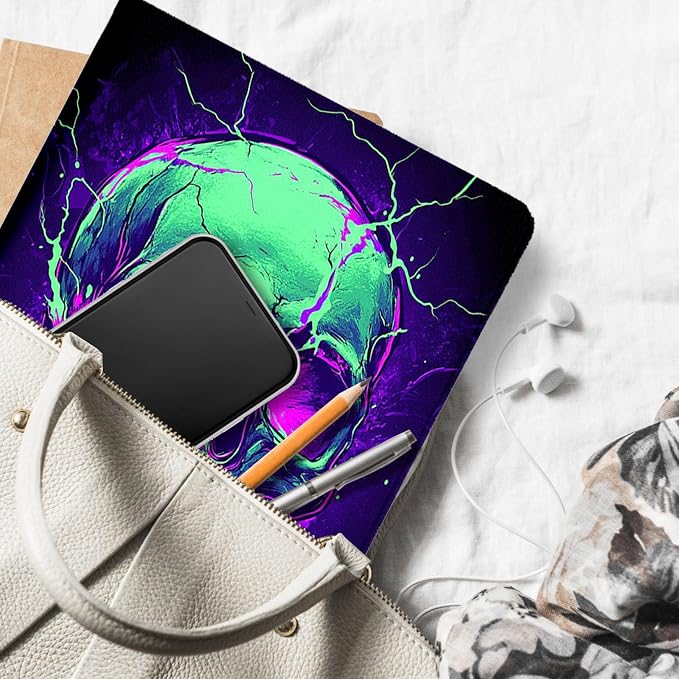 for Microsoft Surface Pro X/Pro X Plus-13 2019/2020/2021/2024 Tablet Case,Auto Wake/Sleep,Adjustable Stand Protective Cover - Skull