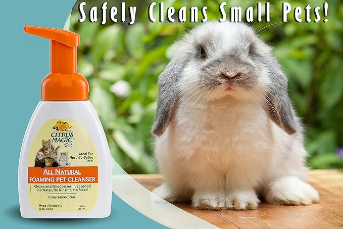 Citrus Magic Pet Rinse-Free Pet Shampoo, 8-Fluid Ounce
