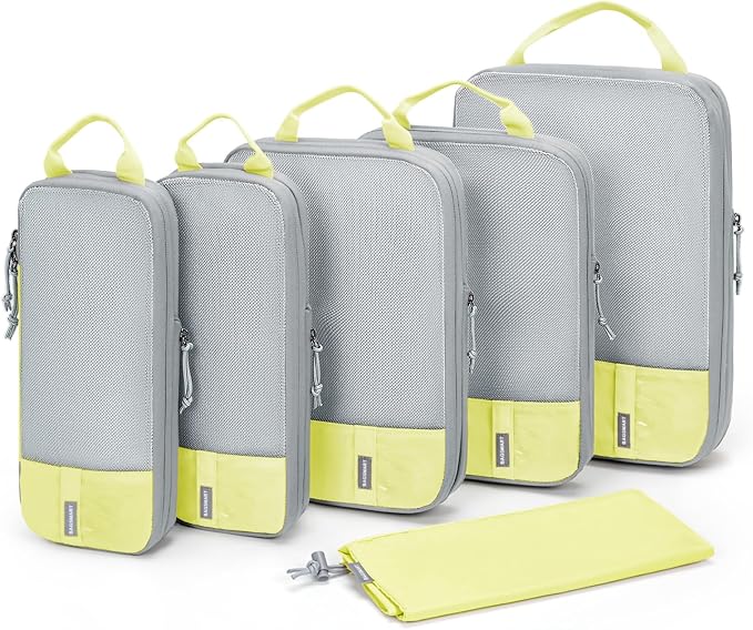 BAGSMART Compression Packing Cubes for Travel Essentials | 14 Set /6 Set /4 Set/2 Set, Lightweight, Durable