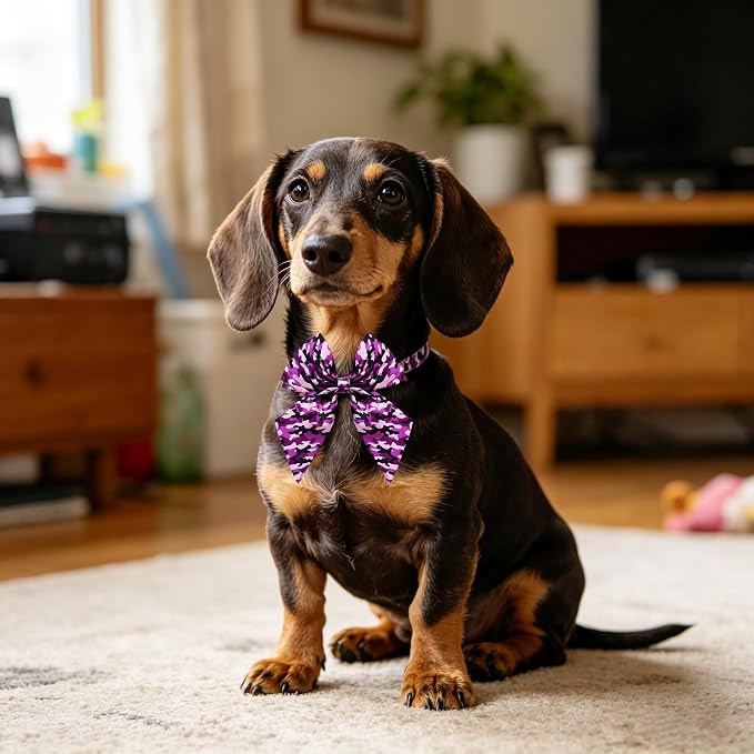 PET SHOW 10 Pack Camo Sailor Dog Bowties for Small Dogs
