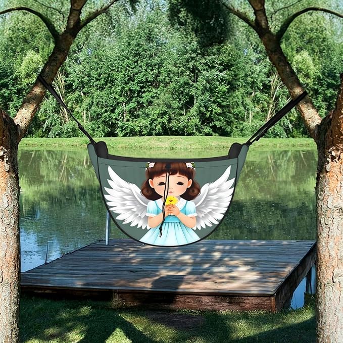 Cute little angel Car Seat Organizer-Backseat Storage Bag for Travel | Waterproof Durable. Holds Snacks Gear Essentials. Fits Most Cars.