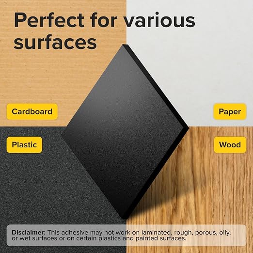 Pre-Cut Adhesive Magnetic Tape Squares, 0.8"x0.08" (20x2mm), 320 pcs | Sticky Magnetic Tape Squares, Flexible, Easy to Use, No Cutting Needed, For Whiteboard, Fridge, Crafts & School