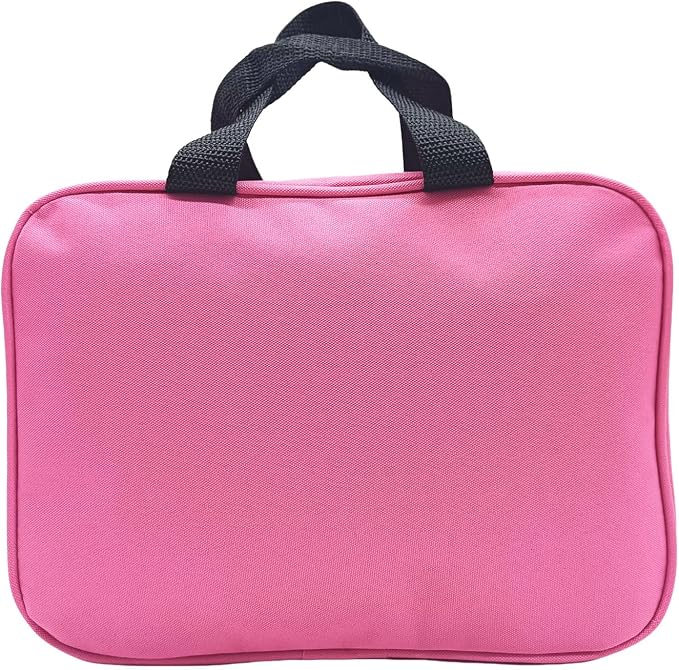 First Aid Bag Empty Emergency Medical Pouch First Responder Storage Compact Survival Medicine Bags for Sport Outdoors Car Office Pet Dog Cat (Pink QZ)