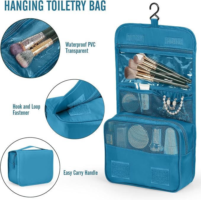 Veken 8 Set Packing Cubes for Travel Essentials, Suitcase Organizer Bags in 4 Sizes, Carry-On Luggage Accessories with Laundry Bag, Airplane Must Have with 99-Count Mesh Holes