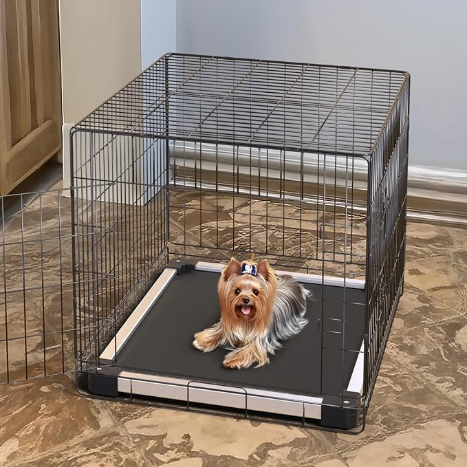 FXW TitanNest Padded Chew-Proof Elevated Dog Bed for Toy Dogs | Easy to Clean, Pre-assembly Raised Cot, Indoor/Outdoor/Camping, 23 x 17 x 4.1in