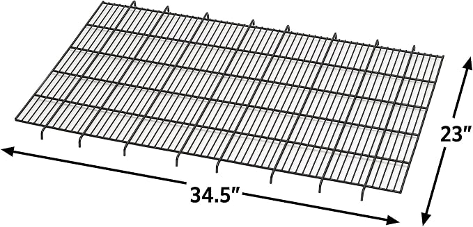 MidWest Homes for Pets Floor Grid for Dog Crate; Elevated Floor Grid Fits Models 1336TD, 1536, 1536DD, 436, 436DD, 1936, 1936DD, 1636/1636DD CURVED SLIDE BOLT LATCH, Black; Model FG36B