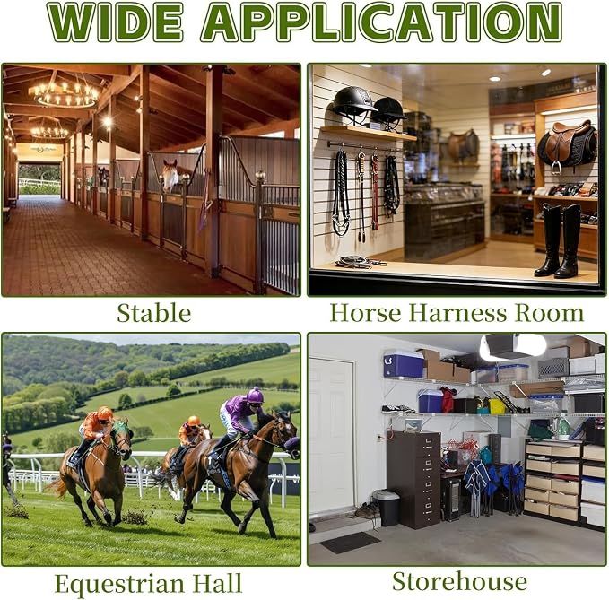8-Tier Portable Saddle Pad Rack with Stand for Horse Tack Storage | Lightweight Black Stand with Long Rack Arms Stores Multiple Saddle Pads for Tack Rooms, Utility Rooms and Horse Trailers