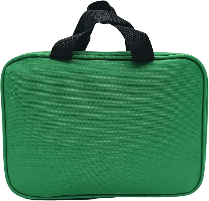 First Aid Bag Empty Emergency Medical Pouch First Responder Storage Compact Survival Medicine Bags for Sport Outdoors Car Office Pet Dog Cat (Green QZ)