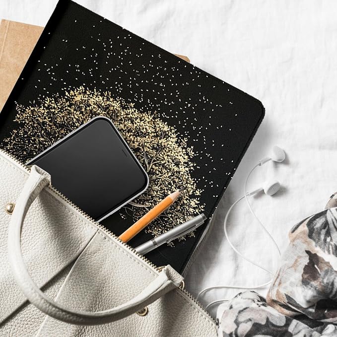 for Microsoft Surface Pro X/Pro X Plus-13 2019/2020/2021/2024 Tablet Case,Auto Wake/Sleep,Adjustable Stand Protective Cover - Golden Life Tree