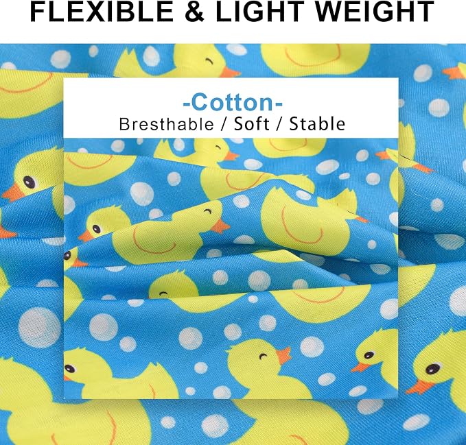 Dog Shirt Vest Dog Clothes for Small Dogs Boy Girl Stretchy Summer Puppy T-Shirts Soft Breathable Lightweight Puppy Sweatshirt Pet Cat Outfit (Blue Duck, Large)