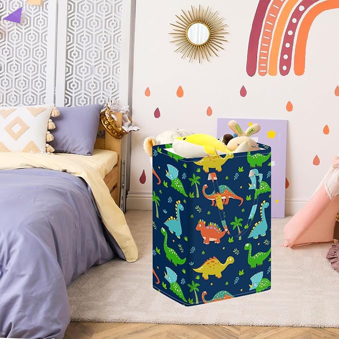 MAIZMZ Foldable Storage Basket Laundry Hamper 75L Kids Hamper Boys Nursery Bins Waterproof Toys Organizer Large Canvas for Home/Dorm/Kitchen/Pet/Office/Closet/Shelf/Room Decor Gift Baskets
