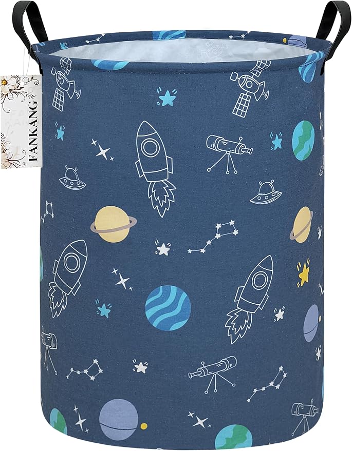 Storage Bin Foldable Nursery Organizer Basket Space | Foldable with Waterproof PE Coating Organizer Bin for Kids Boys and Girls,Office,Bedroom,Clothes