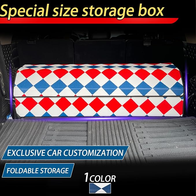 Car Trunk Organizer for For Ford Escape - Custom Fit,Easy Installation，Large Space Outdoor Trunk Organizer with Leather,Hook and Loop Fastener,4-Layer Cover,For Ford Escape 2020-2025