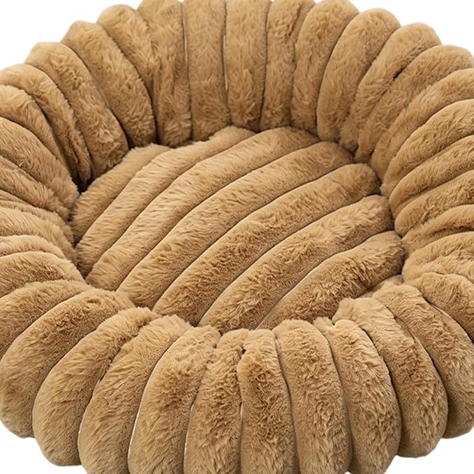 Cat and Dog Sleeping Mat, Round Pet Relaxation Bed | Washable Puppy Kitten Donut Bed | Non-Slip Round Comfortable Thick Dog Bed Cat Sofa For Small Dogs, Cat