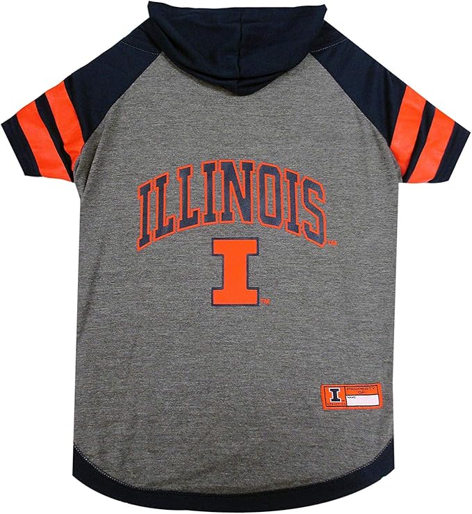 Pets First Illinois Hoodie T-Shirt, X-Small