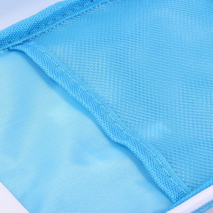 First Aid Bag First Aid Kit Empty Medical Storage Bag Red Trauma Bag for Emergency First Aid Kits Car Workshop Cycling Outdoors (Blue Handle)