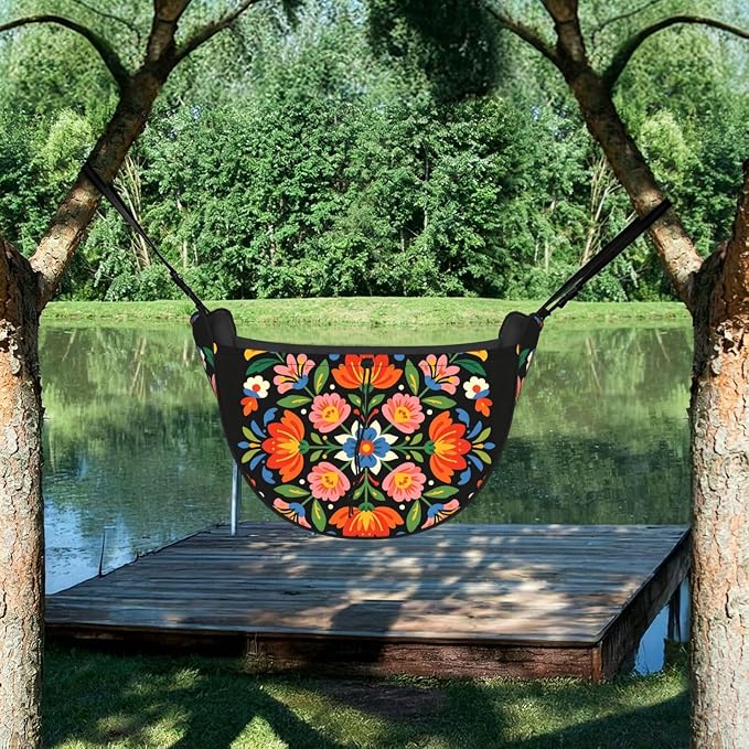 Hungarian Embroidery Car Seat Organizer-Backseat Storage Bag for Travel | Waterproof Durable. Holds Snacks Gear Essentials. Fits Most Cars.