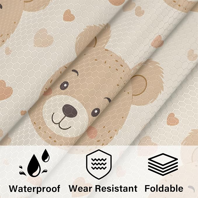 Bear Compression Packing Cubes Cute Bear 6 Set Travel Packing Cubes for Suitcases Lightweight Expandable Organizers