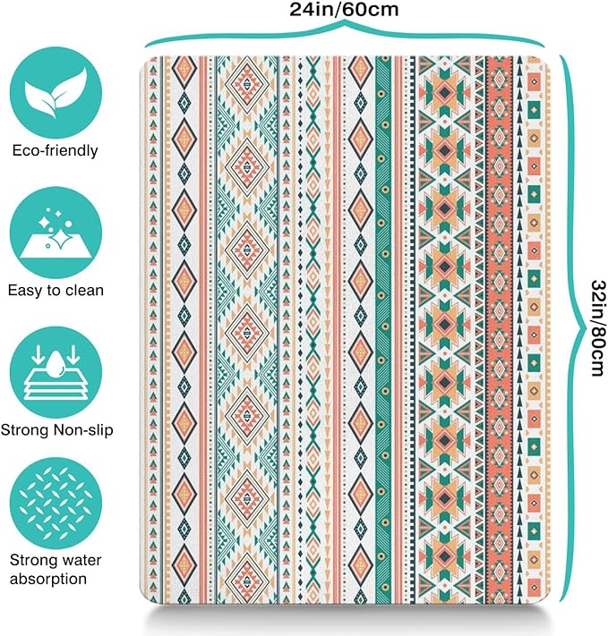 Pet Feeding Mat for Floors Waterproof Dog Mat for Food and Water Absorbent Quick Dry Non Slip mat for Cat Bowls