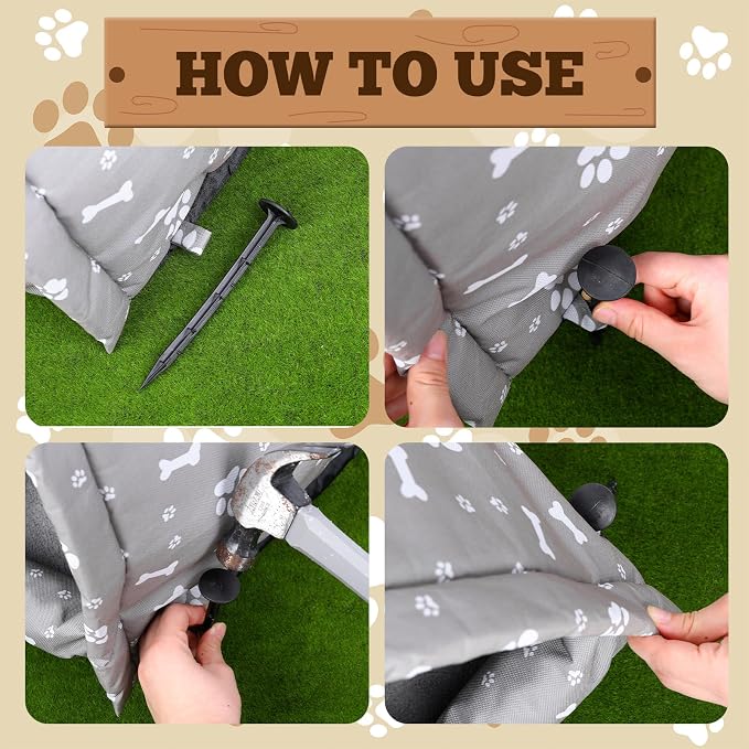 3 Pcs 21.26" x 16.54"x 14.17" Cat Houses for Outdoor Cats Bulk Weatherproof Waterproof Rainproof Foldable Cotton Insulated Feral Dogs Tent Shelter Pet Beds for Warm Outdoor Indoor Garden a 6kg Kitten