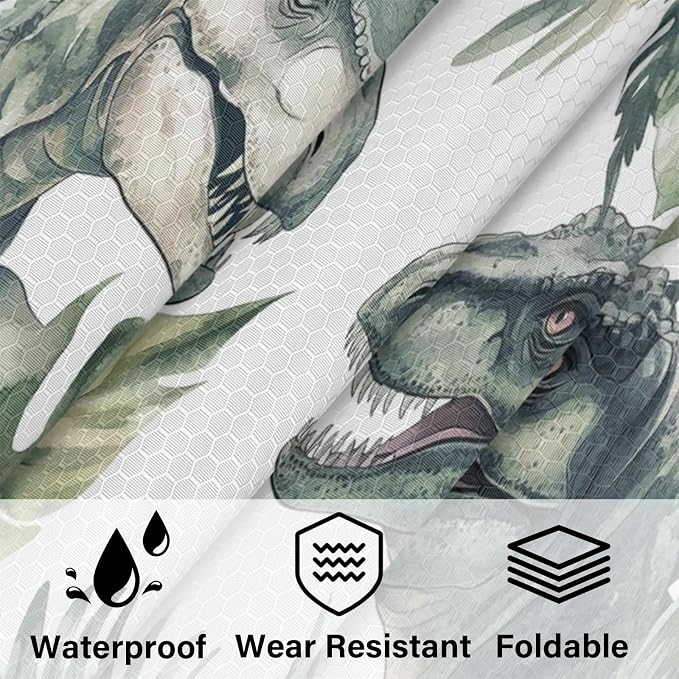 Dinosaur 6 Set Compression Packing Cubes Funny Dinosaur Expandable Packing Organizer for Travel Accessories Luggage Suitcase Bag