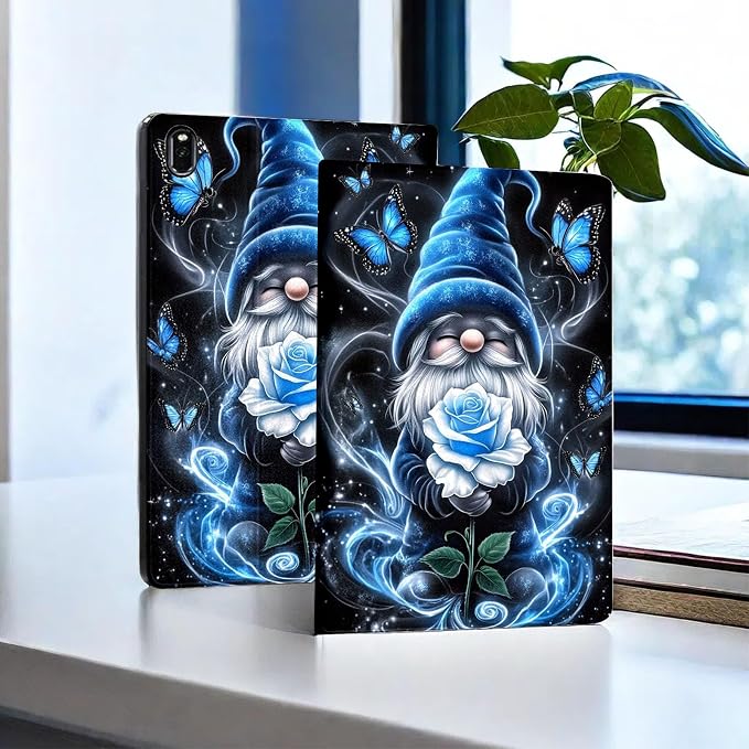 for Samsung Galaxy Tab A9 Plus/A9+ 5G 11 Inch 2023 Model X210/X215/X216/X218 Tablet Case,Auto Wake/Sleep,Adjustable Stand Protective Cover - Cute Dog Floral