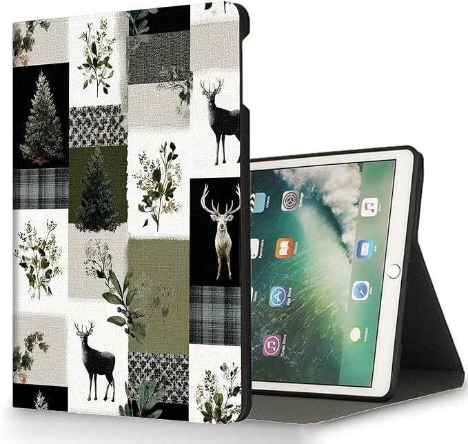 for Samsung Galaxy Tab A11 8.7 Inch 2025 Model X133/X135/X135F Tablet Case,Auto Wake/Sleep,Adjustable Stand Protective Cover - Wolf Pattern