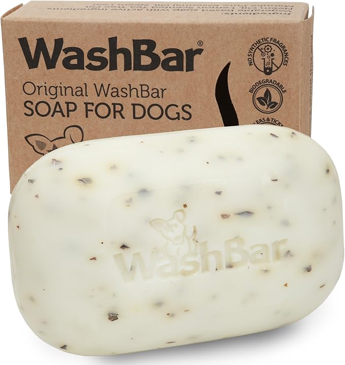 The Natural Dog Shampoo Bar Soap for Itchy Skin Relief - 3.5oz 100g - Dog Soap for Sensitive Skin with Manuka and Neem Oil to Ease Allergies and Itching