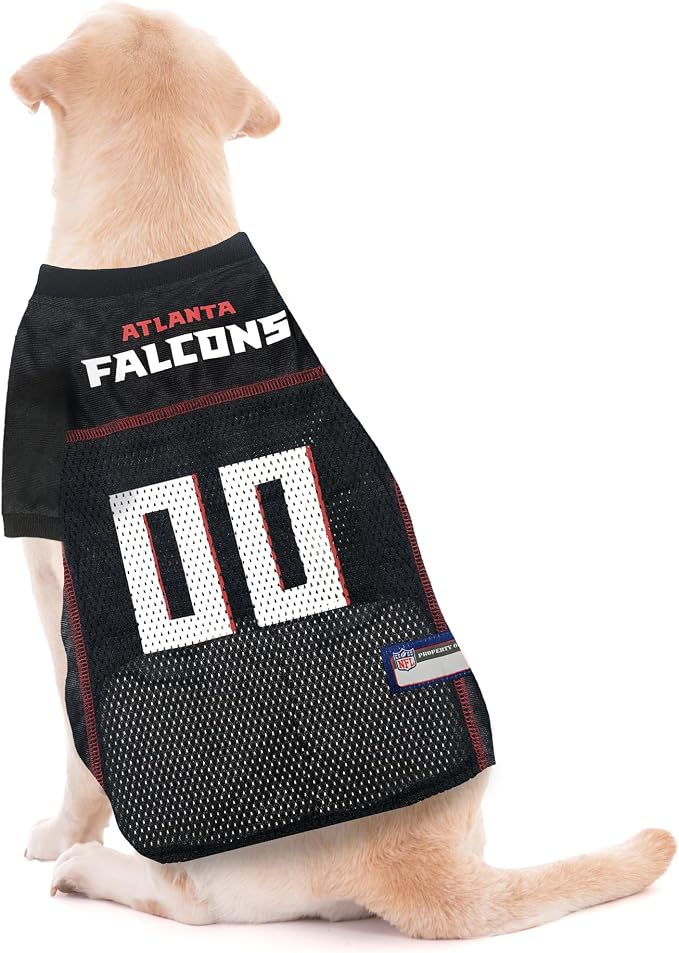 Pets First NFL Atlanta Falcons Dog Jersey, Size X-Small, Football Shirt Costume for Pet, Dog Sports T-Shirt, NFL Team Clothing for Cats, Licensed Pet Apparel Available in 7 Sizes and 32 Teams