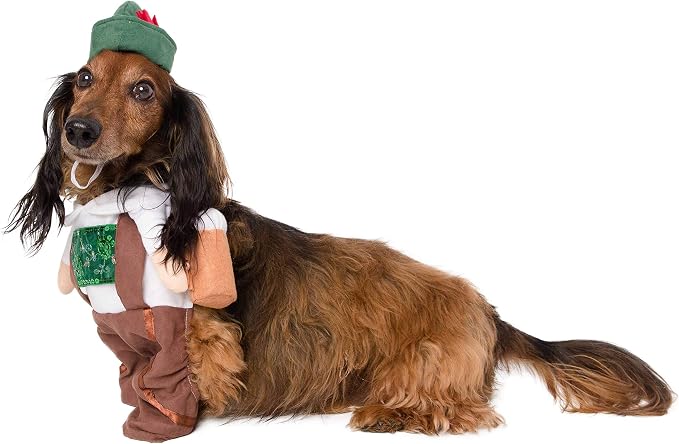 Pet Krewe German Oktoberfest Dog Costume & Cat Costume Medium - Barktoberfest Halloween Dog Costume - Perfect for Halloween, Christmas Holiday, Parties, Photoshoots, Gifts for Dog & Cat Lovers