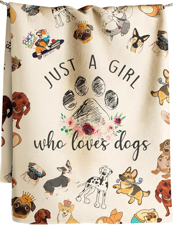 Kitchen Towels Dish Cloths Tea Hand Drying Cleaning Cup Towel for Dog Lover Absorbent Soft Quick Dry Decorative Cute Pattern Design Modern Decor Dishcloth Hostess Housewarming Choice Ideas