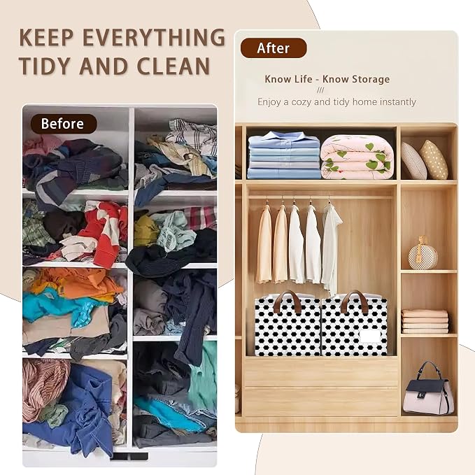 Soccer Ball Storage Basket Large 17x11.5x10.5 Inche-Collapsible Fabric Organizer Bin with Handles for Sports Room, Game Day Decor, Kids-Decorative Hamper with Classic Black & White Design-Single Pack