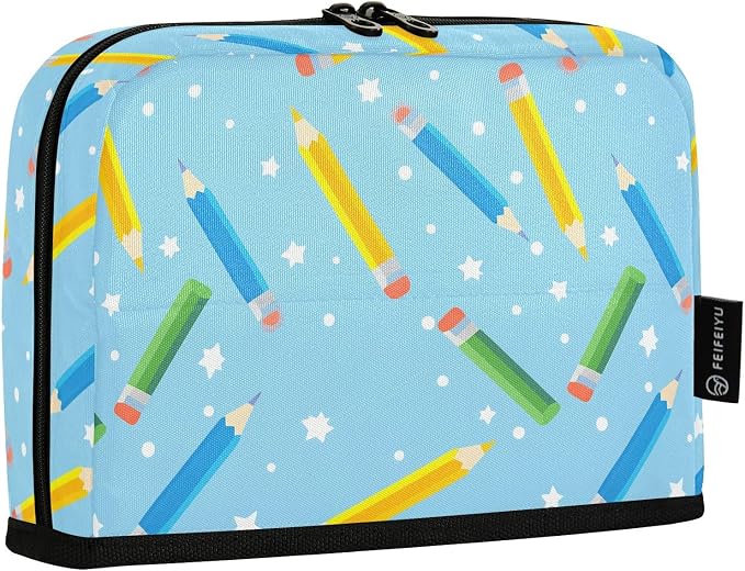 Aslsiy Large Capacity Pencil Case Colorful Pen (4) Pencil Pouch for Boys Girls Portable Pen Bag Organizer Standing Makeup Bag for School Office Supplies