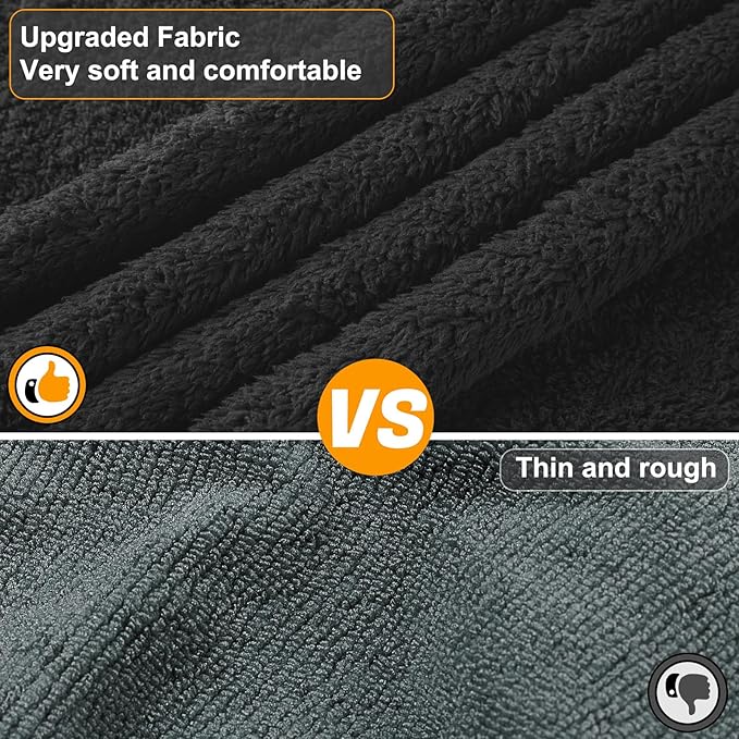 Dog Bathrobe Super Absorbent Dog Towels Large Quick Drying Robes for After Bath Soft Adjustable Warm Keeping Dogs Towel(S-XXL)