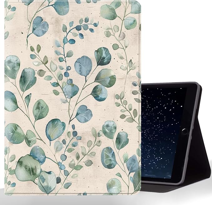 Tablet Case for iPad 11th A16 2025 (11 Inch)/10th Generation 2022 (10.9 Inch),Shockproof Protective Cover with Stand,Auto Wake/Sleep,Watercolor Plant